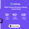 Infinia - Multipurpose Business Consulting Startup Laravel Script
