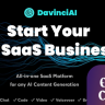 Davinci AI - All-In-One SaaS Platform for AI Text, Image, Audio, Video and Content Generation